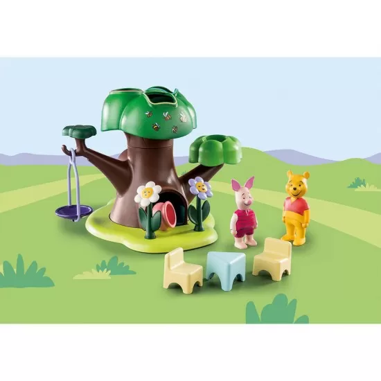Playmobil 1.2.3 - Casa din copac a lui Winnie si Piglet Disney Playmobil 1.2.3 - Casa din copac a lui Winnie si Piglet Disney