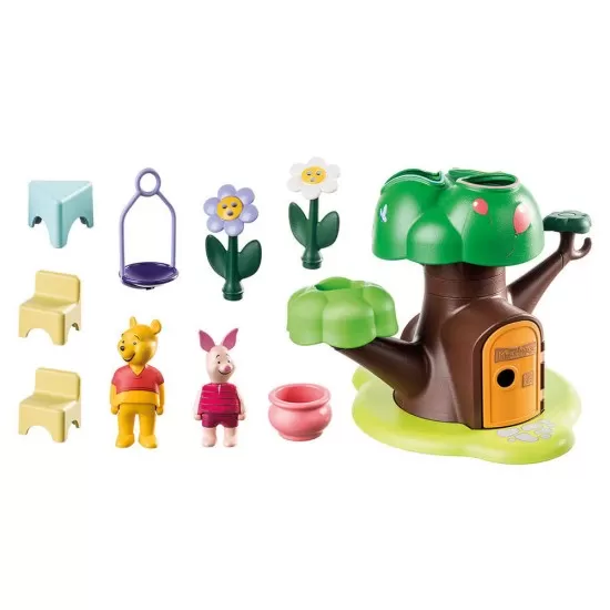 Playmobil 1.2.3 - Casa din copac a lui Winnie si Piglet Disney Playmobil 1.2.3 - Casa din copac a lui Winnie si Piglet Disney