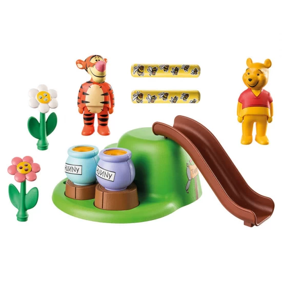 Playmobil 1.2.3 & Disney - Gradina cu albine a lui Winnie si Tigger Playmobil 1.2.3 & Disney - Gradina cu albine a lui Winnie si Tigger