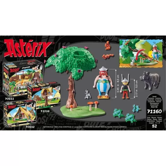 Set de joaca Playmobil Asterix si Obelix - Vanatoarea porcului salbatic Set de joaca Playmobil Asterix si Obelix - Vanatoarea porcului salbatic