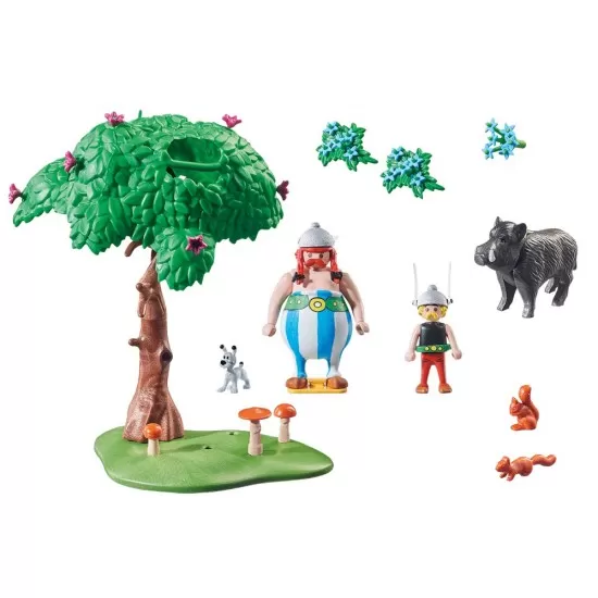 Set de joaca Playmobil Asterix si Obelix - Vanatoarea porcului salbatic Set de joaca Playmobil Asterix si Obelix - Vanatoarea porcului salbatic