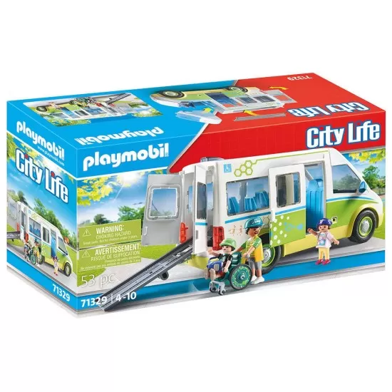 Playmobil City Life - Autobuz scolar de la oras Playmobil City Life - Autobuz scolar de la oras