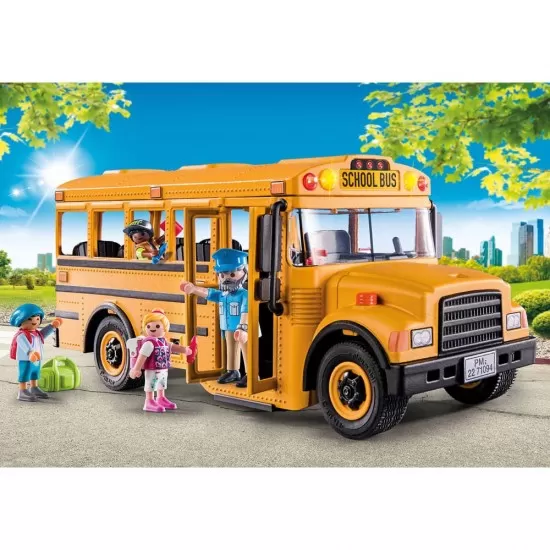 Set de joaca Playmobil City Life - Autobuz scolar Set de joaca Playmobil City Life - Autobuz scolar