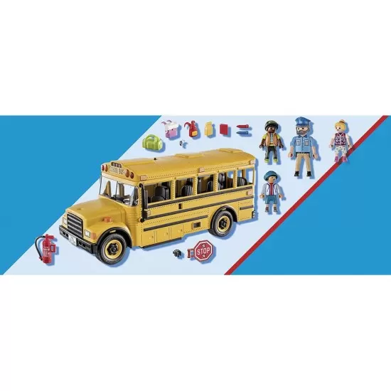 Set de joaca Playmobil City Life - Autobuz scolar Set de joaca Playmobil City Life - Autobuz scolar