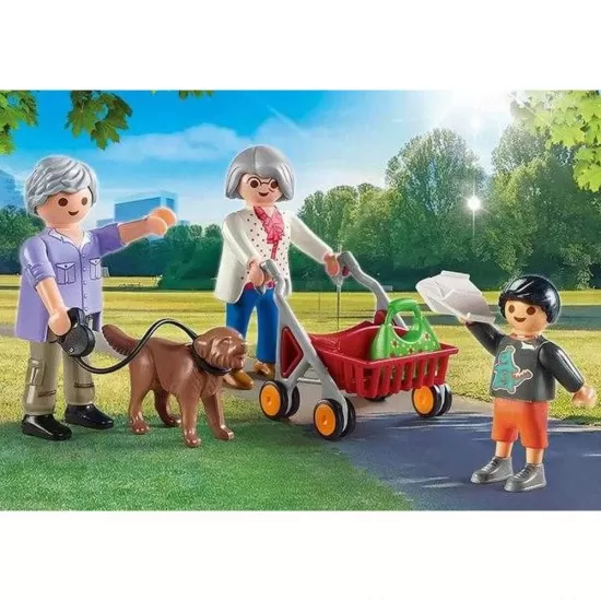 Playmobil City Life - Bunici cu nepot