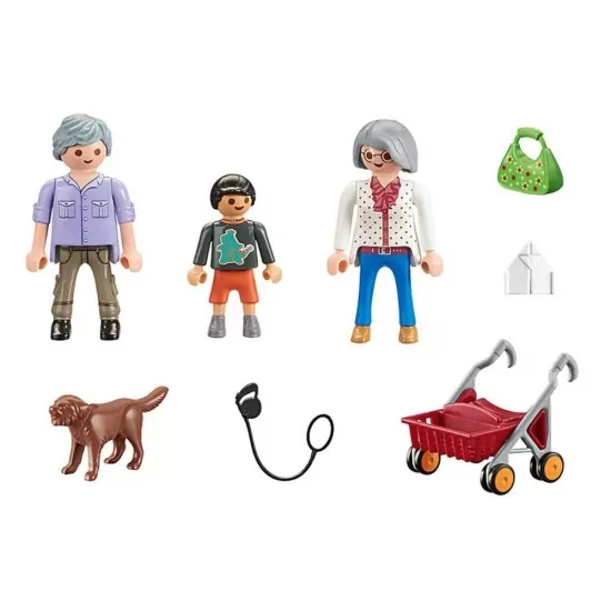 Playmobil City Life - Bunici cu nepot