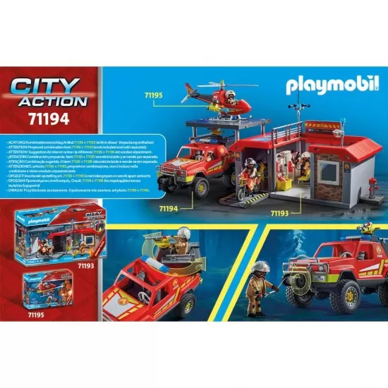 Playmobil City Action - Camion de pompieri cu furtun Playmobil City Action - Camion de pompieri cu furtun