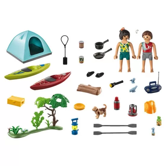 Playmobil Family Fun - Camping langa rau