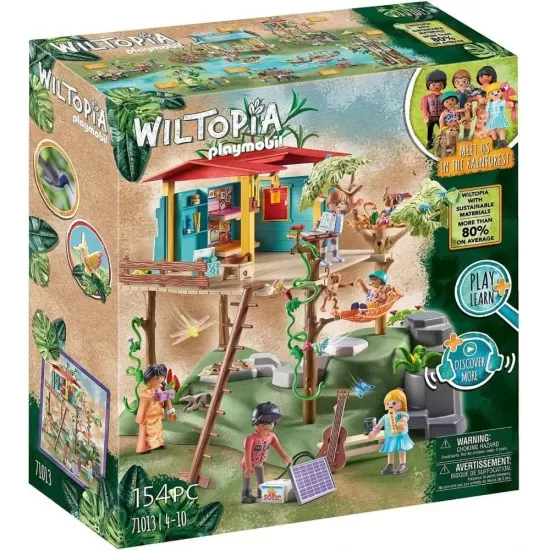 Set de joaca Playmobil Wiltopia - Casa din copac Set de joaca Playmobil Wiltopia - Casa din copac
