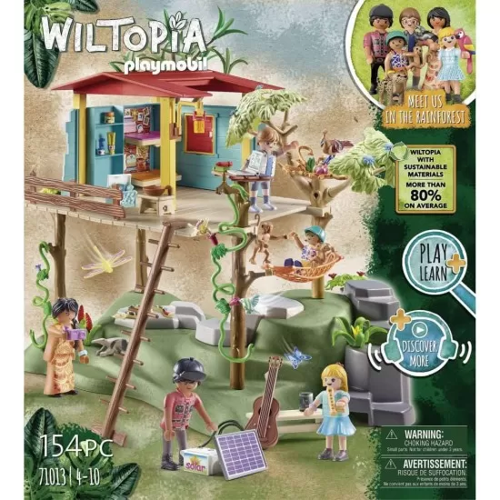 Set de joaca Playmobil Wiltopia - Casa din copac Set de joaca Playmobil Wiltopia - Casa din copac