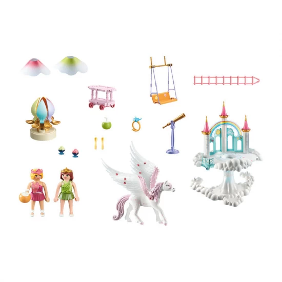 Playmobil Princess Magic - Castelul curcubeu in nori Playmobil Princess Magic - Castelul curcubeu in nori