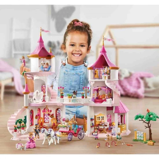 Playmobil Princess Magic - Castelul printesei cu cuplu regal Playmobil Princess Magic - Castelul printesei cu cuplu regal