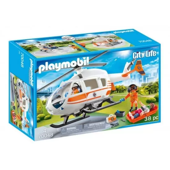 Playmobil City Life - Elicopter de salvare Playmobil City Life - Elicopter de salvare