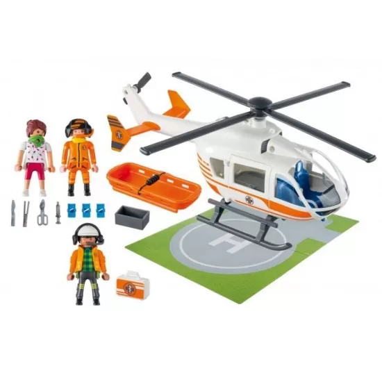 Playmobil City Life - Elicopter de salvare Playmobil City Life - Elicopter de salvare