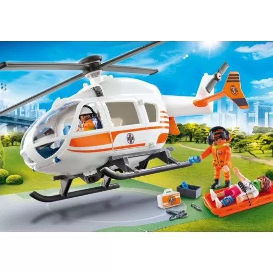 Playmobil City Life - Elicopter de salvare Playmobil City Life - Elicopter de salvare