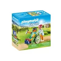 Playmobil City Life - Pacient in scaun cu rotile