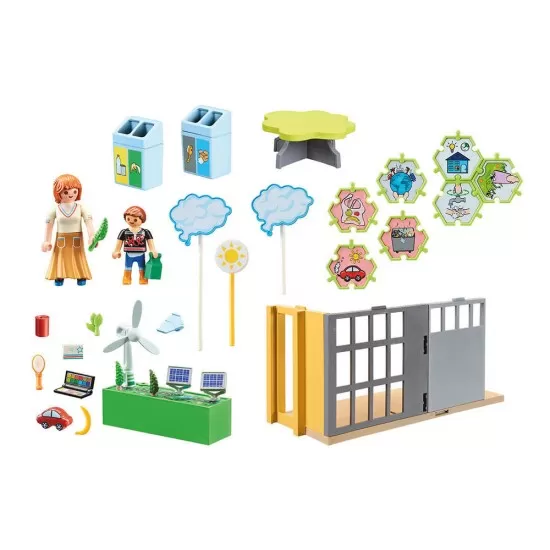 Playmobil City Life - Clasa de stiinte climatice Playmobil City Life - Clasa de stiinte climatice