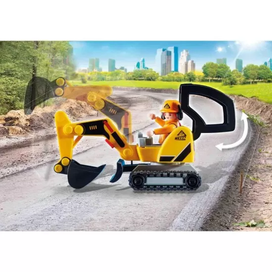 Playmobil City Action - Constructii de drumuri Playmobil City Action - Constructii de drumuri