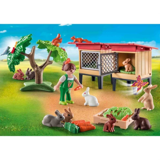 Playmobil Country - Cusca pentru iepurasi Playmobil Country - Cusca pentru iepurasi