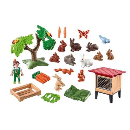 Playmobil Country - Cusca pentru iepurasi Playmobil Country - Cusca pentru iepurasi