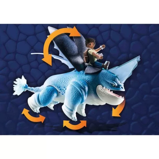 Playmobil Dragons - Plowhorn & D'Angelo Playmobil Dragons - Plowhorn & D'Angelo