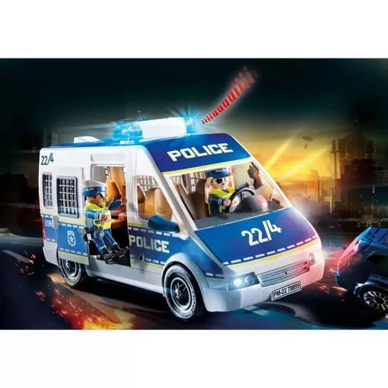 Playmobil City Action - Duba politie cu lumini si sunete Playmobil City Action - Duba politie cu lumini si sunete