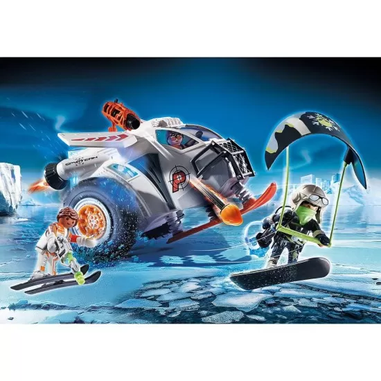 Playmobil Top Agents - Echipa de spioni cu planor de zapada Playmobil Top Agents - Echipa de spioni cu planor de zapada