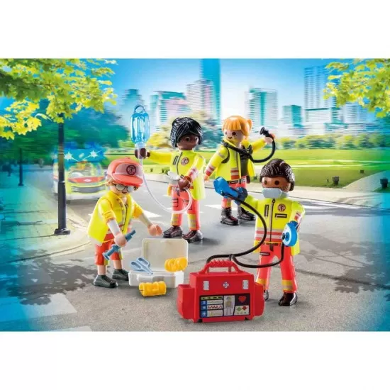 Playmobil City Life - Echipaj de salvare Playmobil City Life - Echipaj de salvare
