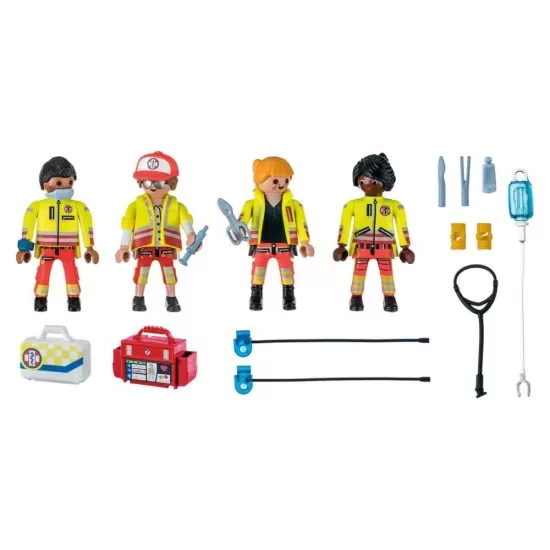 Playmobil City Life - Echipaj de salvare Playmobil City Life - Echipaj de salvare
