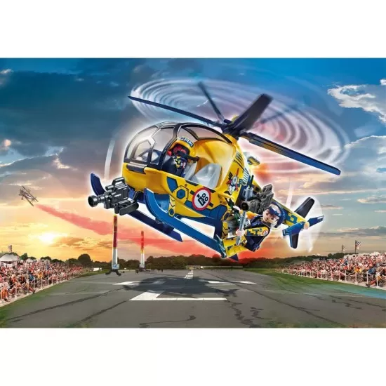 Playmobil Stunt Show - Elicopter cu echipaj Playmobil Stunt Show - Elicopter cu echipaj