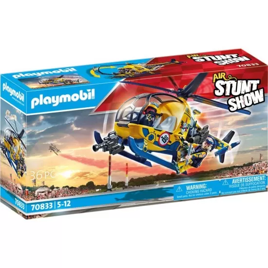Playmobil Stunt Show - Elicopter cu echipaj Playmobil Stunt Show - Elicopter cu echipaj
