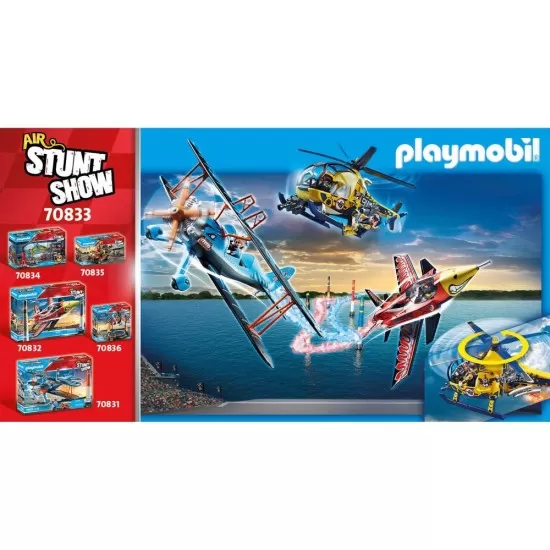Playmobil Stunt Show - Elicopter cu echipaj Playmobil Stunt Show - Elicopter cu echipaj