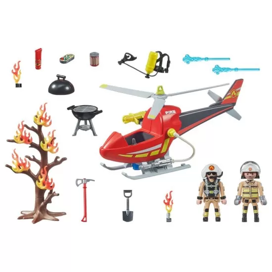 Playmobil City Action - Elicopter de pompieri cu 2 figurine Playmobil City Action - Elicopter de pompieri cu 2 figurine
