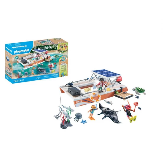Playmobil Wiltopia - Examinarea barierelor de corali Playmobil Wiltopia - Examinarea barierelor de corali