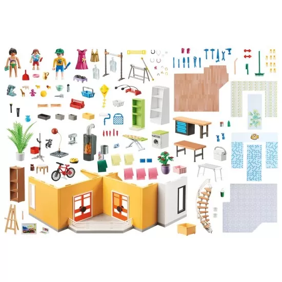 Playmobil City Life - Extensie pentru casa moderna Playmobil City Life - Extensie pentru casa moderna