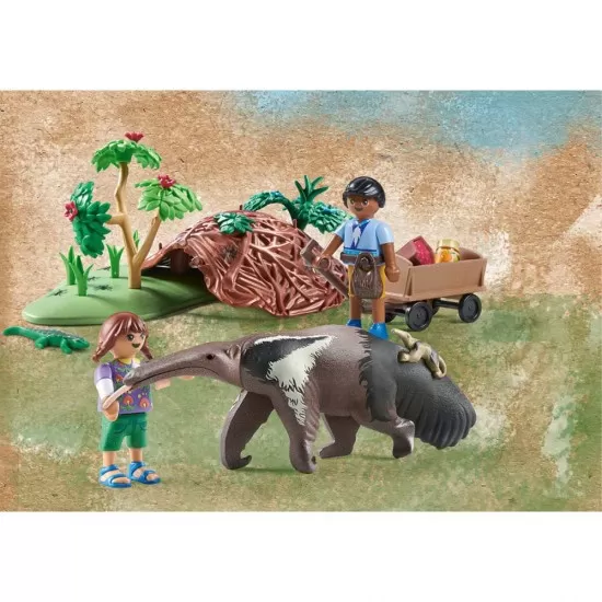 Set de joaca Playmobil Wiltopia - Ingrijirea furnicarului Set de joaca Playmobil Wiltopia - Ingrijirea furnicarului