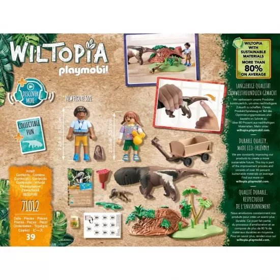 Set de joaca Playmobil Wiltopia - Ingrijirea furnicarului Set de joaca Playmobil Wiltopia - Ingrijirea furnicarului