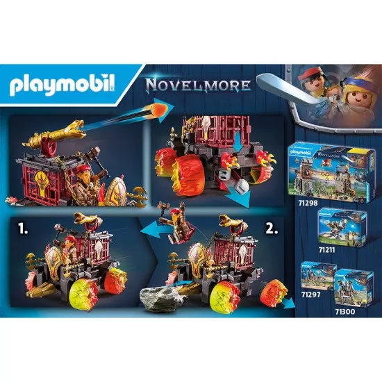 Playmobil Novelmore - Masina berbec a banditilor Burnham Playmobil Novelmore - Masina berbec a banditilor Burnham