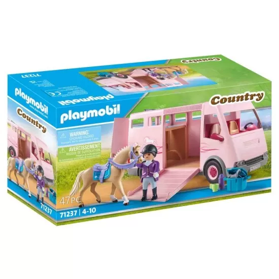 Playmobil Country - Masina transportoare de cai Playmobil Country - Masina transportoare de cai