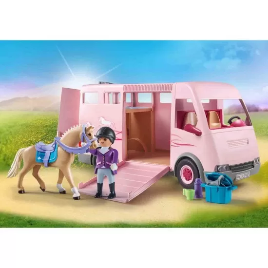 Playmobil Country - Masina transportoare de cai Playmobil Country - Masina transportoare de cai