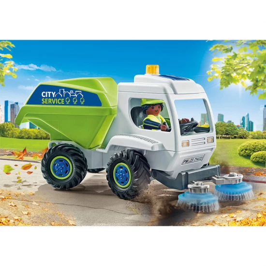 Playmobil City Action - Masinuta de curatat strada Playmobil City Action - Masinuta de curatat strada
