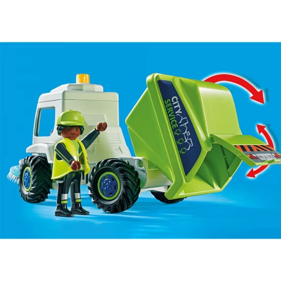 Playmobil City Action - Masinuta de curatat strada Playmobil City Action - Masinuta de curatat strada