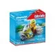 Playmobil City Life - Motocicleta galbena cu lumini Playmobil City Life - Motocicleta galbena cu lumini