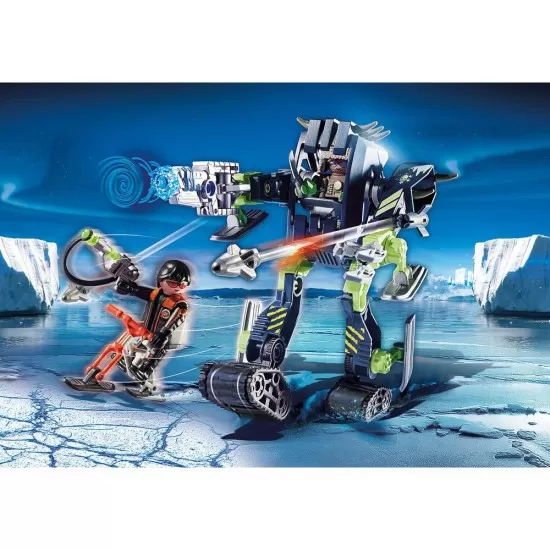 Playmobil Top Agents - Robotul Ghetii si Rebeli Arctici Playmobil Top Agents - Robotul Ghetii si Rebeli Arctici