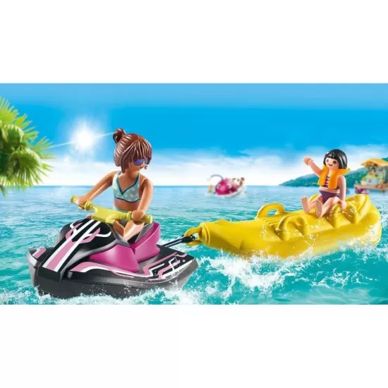 Playmobil Family Fun - Scuter de apa si barcuta banana