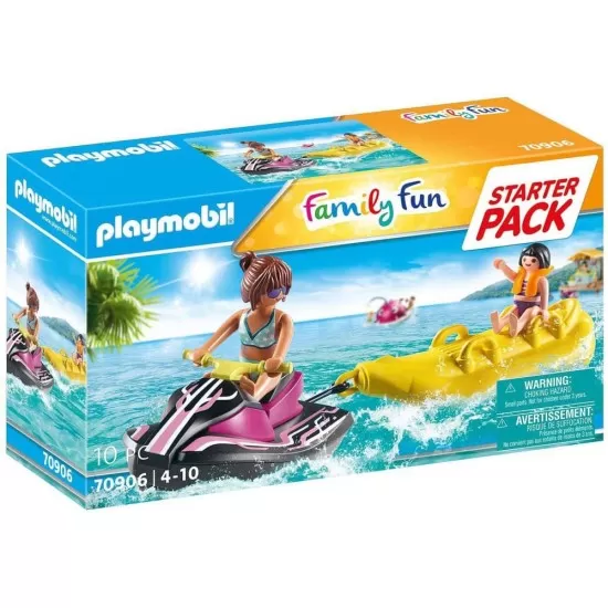Playmobil Family Fun - Scuter de apa si barcuta banana