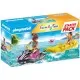 Playmobil Family Fun - Scuter de apa si barcuta banana