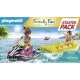 Playmobil Family Fun - Scuter de apa si barcuta banana