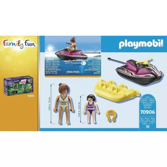 Playmobil Family Fun - Scuter de apa si barcuta banana