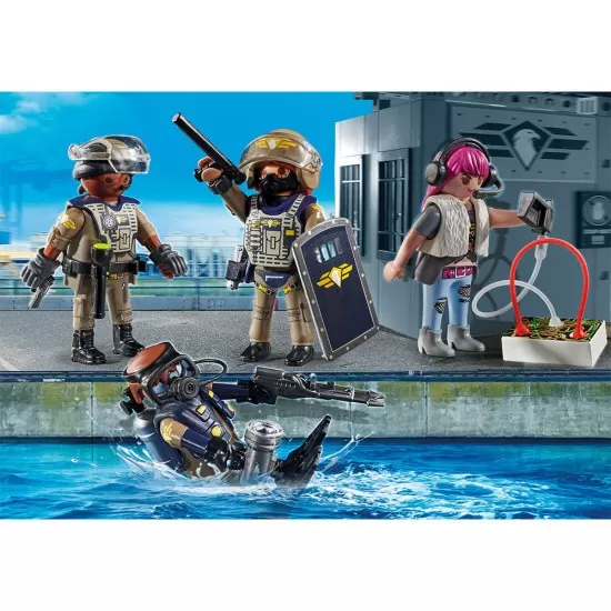 Playmobil City Action - Set figurine echipa SWAT